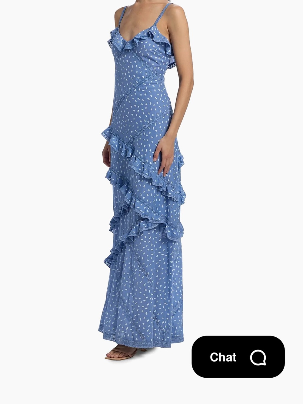 LoveShackFancy x Visit Savannah Nocelle Ruffled Maxi Dress - Picture 2 of 8